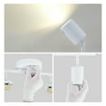 thumbnail image 6 of Bestco 4-Light Track Lighting Fixture with Adjustable Heads & Light Bulbs,GU10 Bulb Included,White, 6 of 13