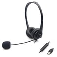 thumbnail image 1 of Auriculares Con Cable Usb Auriculares Duales Traje De Micrófono Pc Clientes De La Computadora Centro De Llamadas Plug Play Auriculares Con Cancelación De Ruido Micrófono Speravity EL008813-00, 1 of 5