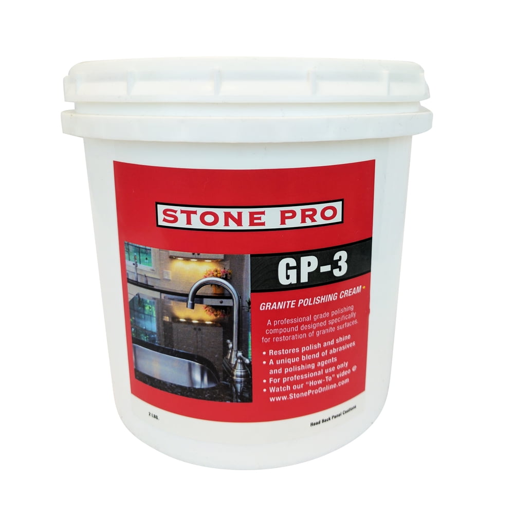 Stone Pro GP3 Granite Polishing Cream 2 Pound
