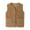 Brown, variant on Splozh Newborn Jacket Kids Fleece Vest Lightweight Sleeveless Vest Outerwear with Pocket,Green,3-4 Years