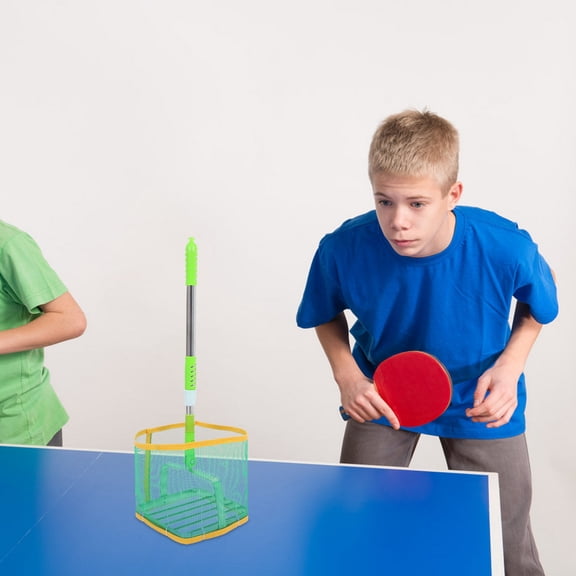 TABLZONE Portable Green Table Tennis Picker with Quick Loading Feature - Collection Tool for Pong Practice