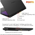 thumbnail image 6 of HP OMEN MAX Gaming Laptop, Intel Ultra 9-275HX, 16 GB DDR5 RAM, 512 GB PCIe SSD, 16" WUXGA (1920 x 1200) 165 Hz Display, Nvidia G-Force RTX 5090, 1-zone RGB Backlit Keyboard, W11 Home, Shadow Black, 6 of 9