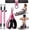 Pink, variant on Upgraded Pedal Resistance Band with Handle, Adjustable 30-60LBS Exercise Bands for Home Gym, Sit Up Equipment for Full Body Workout, Core, Abs, Legs, Arms - Portable Workout Equipment for Women & Men