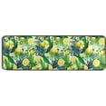 thumbnail image 5 of Dreamtimes Summer Lemon Tropical Hallway Runner Rug 2'x6' Kitchen Rug with Rubber Backing Palm Leaves Fruit Non Slip Entryway Rug Runner Washable Soft Area Rug for Hallway Bedroom Kitchen Decor, 5 of 6