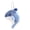 Blue, variant on Cute Shark Plush Keychain, Soft Stuffed Animal Pendant for Bag Backpack, Kawaii Ocean Creature Key Ring Charm, Gift for Kids Girls