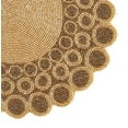 thumbnail image 4 of Fennco Styles Abigail Design Collection Vintage Circling Dots Floral Glass Beaded 14 x 14 Inch Place Mat â€“ Variety Color Placemat for Banquets, Family Gathering, Special Events and Home, 4 of 7