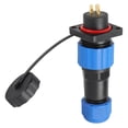 thumbnail image 1 of Enchufe impermeable IP68, conector de alimentación de aviación cuadrado, adaptador de terminal industrial SP163 (380 V, 10 A), 1 of 14