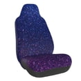 thumbnail image 1 of Wukai Neon Glitter Full Set Car Seat Covers with Soft Padding Universal Auto Front Seats Protector and Cushion Mat, 1 of 5