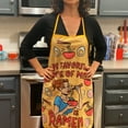 thumbnail image 2 of My Favorite Type Of Men Is Ramen Funny Noodles Graphic Novelty Kitchen Smock, 2 of 7