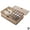 Khaki 17 cells, variant on 13/17 Grid Underwear Bra Storage Box Organizer With Large Drawer Sock Capacity Lid Organizador Divider Organizer C N4X1 Wardrobe
