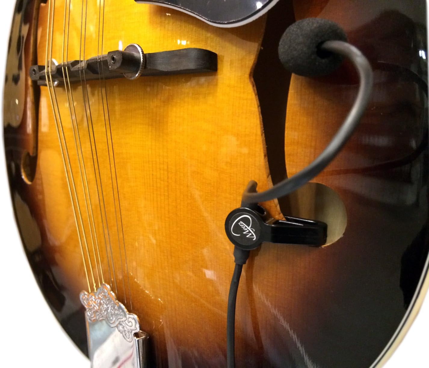 Mandolin Pickup with Flexible MicroGooseneck The Feather by Myers