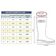 thumbnail image 3 of Starbay Women's Rubber Rain Boots, White Polka Dots with White Contrast Trim, 3 of 3