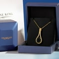 thumbnail image 6 of Gem Stone King 4.00 Ct Oval Black Onyx 18K Yellow Gold Plated Silver Pendant with Chain, 6 of 6
