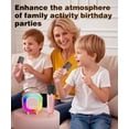 thumbnail image 6 of Mini Karaoke Machine Speaker for Kids Adults, Portable Bluetooth with 1 or 2 Wireless Microphones, Children's Day Birthday Gift Ideas for Toys for Teens Boys and Girls Aged 4, 5, 6, 7, 8, 9, 10, 12+, 6 of 18