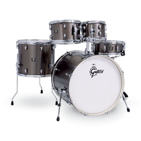 Gretsch GE4E825SPGS Energy 5-Piece Drum Shell Pack 22/10/12/16/14 - Grey Steel