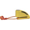 thumbnail image 2 of Trimax TAL88YL Verrou de Disque Jaune Alarmé 8MM avec Pochette et Câble de Rappel, 2 of 2