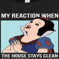 thumbnail image 3 of Disney Snow White & The Seven Dwarfs - When The House is Clean - Juniors Fitted Graphic T-Shirt, 3 of 5