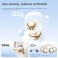 thumbnail image 6 of For Lenovo TA410 Open Ear Clip Bluetooth Earbuds, Bluetooth 5.4, ENC Clear Call, IPX5 Waterproof, 24H Playtime, Ultra Light Sports Headphones for iOS Android, 6 of 8