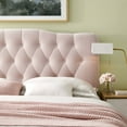 thumbnail image 2 of Modway Annabel Full Diamond Tufted Performance Velvet Headboard in Pink, 2 of 7