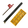thumbnail image 2 of 1/2 S12M SDQCR07 Lathe Boring Bar Turning Tool Holder DCMT070204 Carbide Insert, 2 of 9