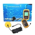 thumbnail image 4 of Portable Fish Finder Contour Readout Handheld Fishfinder Depth readout 3ft(1m) to 328ft (100m) with Sonar Sensor Transducer and LCD Display 5 Modes Sensitivity Options Fish Depth Finder Yellow Black, 4 of 10