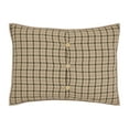 thumbnail image 5 of VHC Brands Cider Mill Standard Patchwork Sham, Tan & Red, 21x27, 5 of 5