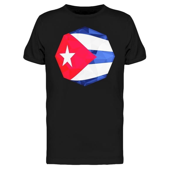 Cuba Flag Octagone Tee Men's -Image by Shutterstock