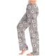 thumbnail image 4 of TaTaai Women's Fashion flower Printed Pants, Elastic High Waist, Drawstring Design, Full Length, Pockets, Casual Yoga Sport Daily Wear Gift, 4 of 6