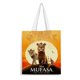 thumbnail image 1 of Mufasa Bolso de tela con estampado de lienzo para mujer, bolsa de compras reutilizable y estética, con cremallera interior, regalo para mujer,40*40cm., 1 of 6