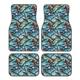 thumbnail image 1 of Balery Colorful Fishing Baits Juego de 4 Alfombrillas para Auto, Revestimientos de Caucho Resistente, Diseño Antideslizante, 1 of 7