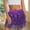 Purple, variant on FASHOFT Sequin Skirt For Women 3D Beaded Fringed Skirt Elastic Waist A Line Sequined Short Skirt Unique Design Slim Glitter Half Skirt Women's Skirts Green