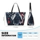 thumbnail image 4 of Easygdp Bulldog with Forest Flag Bolsa de Viaje de Playa de Gran Capacidad, Bolsa Tote Perfecta para la Playa, Escapadas de Fin de Semana y Viajes, 4 of 7