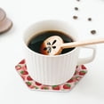 thumbnail image 6 of Kdxio Cute Strawberry Funny Coasters,4 Pcs Leather Coasters,Housewarming Gifts,Protect Furniture from Water Marks Scratch and Damage, 6 of 8