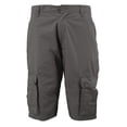 thumbnail image 1 of Men's Relaxed Fit Cotton Zip Fly Cargo Shorts Multi Button Flap Pockets (Charcoal, 30), 1 of 3