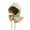 Khaki, variant on Luxalzxs Women Winter Knitted Cap Button Lace Up Wool Cap Plus Velvet Warm Cycling Windproof Collar Ear Protection Hat