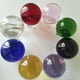 thumbnail image 2 of Bola de luz de cristal blanco, adornos transparentes blancos, bolas de cristal, decoraciones artesanales, color rojo simple, 2 of 5