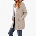 thumbnail image 2 of Cardigan Sweaters for Women Lightweight Long Sleeve Open Front Ribbed Knit Cardigans with Pockets Fall Winter Casual Outerwear, 2 of 7