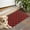 Red Black Checkerboard, variant on Black and White Checkered Pattern Door Rugs,Washable Non Slip Door Mats Indoor,Decorative Door Mats,Entry Mat Indoor for Entrance,Bedroom,Kitchen,Bathroom,17"x30"