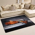 thumbnail image 2 of SKYSONIC Lightweight Soft Area Rugs Guitar and Piano Floor Mat Doormat for for Rooms Entrance Hardwood Floor Living Room Nursery Rugs, 31x20 inch, 2 of 6