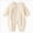 A10-Newborn One-Piece Jumpsuit-Pink, variant on 9-12 Months Preemie Baby Girl Long Sleeve Romper Buttons Girl Clothes Infant Spring Outfits Sleeper Jumpsuit