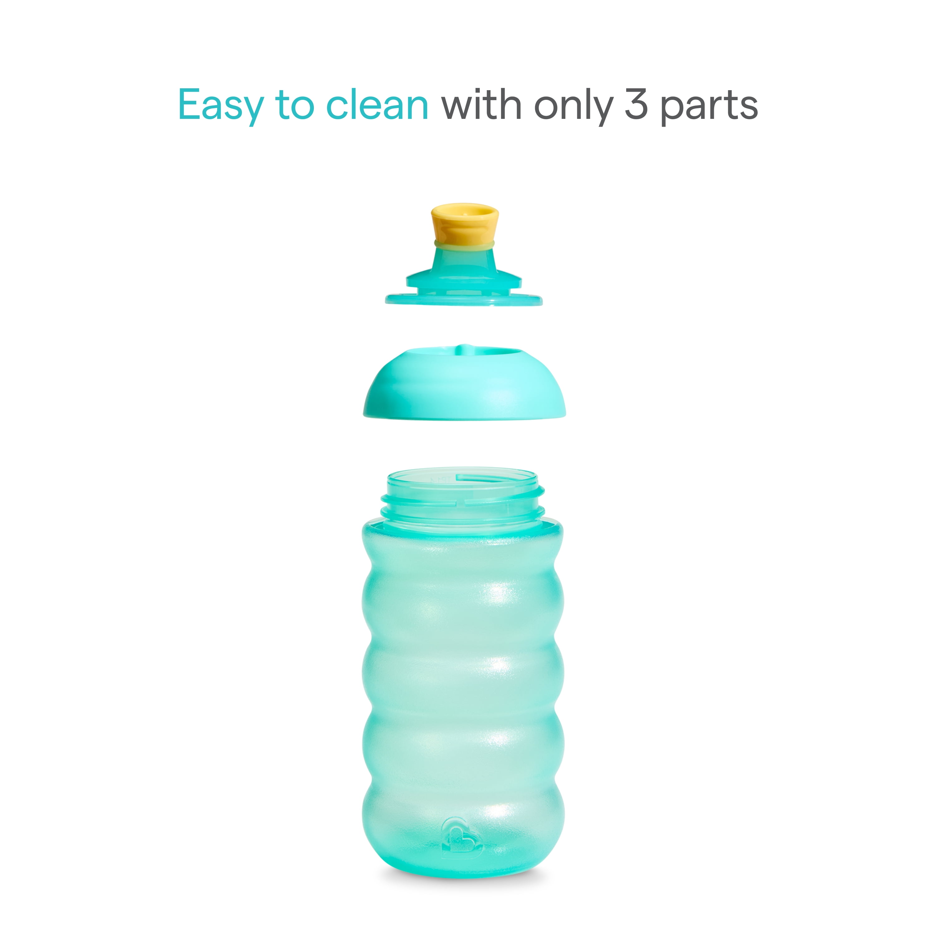 Munchkin Click Lock Toddler Sippy Cups, Spill Proof Sippy Cup for 9 Months Old and Up with Soft, Bite Proof Spout, 10 oz, Pink/Purple, 2 Pack, Unisex