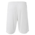 thumbnail image 5 of A4 Power Mesh Practice Short For Men in White | N5378, 5 of 5