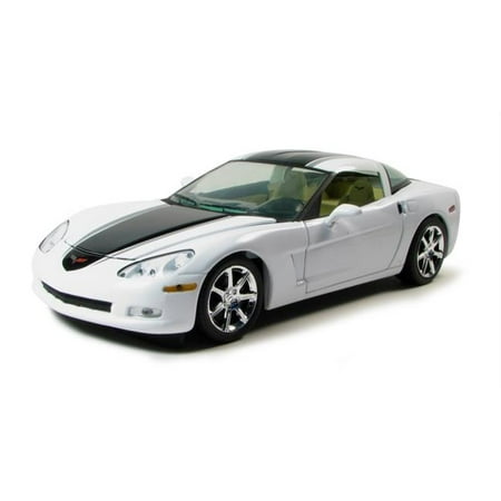 2009 Chevrolet Corvette C6 Coupe - 2009 Chevrolet Corvette C6 1/24 Coupe White Diecast Car Model by Greenlight