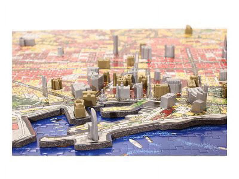 4D Puzzle Barcelona History Over Time Cityscape 1200 + pcs complete