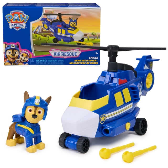 Figura de acción PAW Patrol Air Rescue Chase con helicóptero