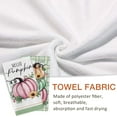 thumbnail image 4 of Fall Hello Pumpkin Kitchen Dish Towels Set of 2, Autumn Green Plaid Check Hand Towels Sunflower Drying Baking Cooking Cloth, Thanksgiving Farmhouse Rustic Home Kitchen Decor 18 x 26 Inch, 4 of 6