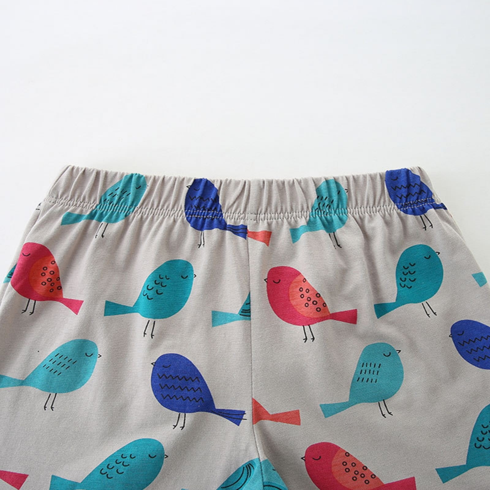 Ensemble 2 Pièces Fille Été – T-Shirt Manches Volantées + Short à Carreaux Dessin Animé, Vêtements Légers Et Mignons