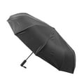 thumbnail image 4 of Paraguas automático plegable con protección solar y UV de 24 varillas para viajes diarios, color negro, 4 of 15