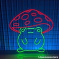 thumbnail image 3 of Glowneon Frog and Mushroom Neon Sign, Frog Led Sign, Mushroom Decor, Kid Room Decor, Nursery Decor, 3 of 4