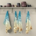 thumbnail image 5 of GZHJMY Starfish and Seashell in Sea Water Kitchen Towels Set of 1 Dishcloths Hand Towels Tea Towels Ultra Absorbent for Cleaning Washing Drying Dishes Tableware 28'' x 18'', 5 of 7